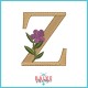 Letra Z - Floral